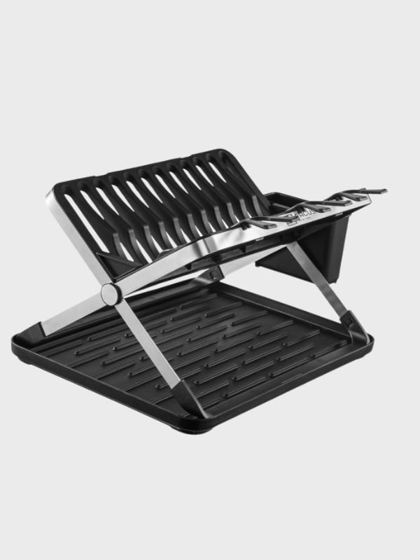Escurridor de Platos FACUSA – Acero Inoxidable con Base Antiderrame de Polipropileno