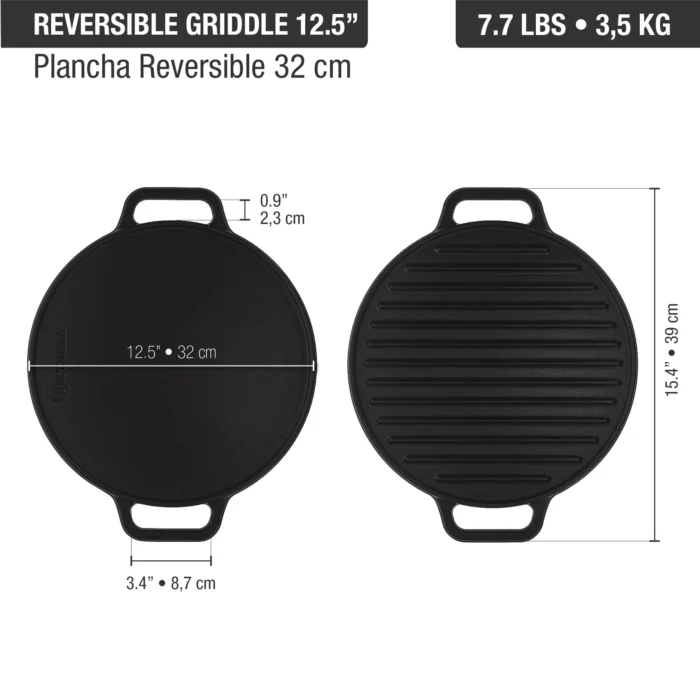 Plancha Para Asar Redonda 32 Cm - Imagen 5