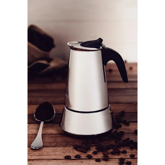 Cafetera Italiana Tramontina 350 ml – Acero Inoxidable para Espresso - Imagen 2