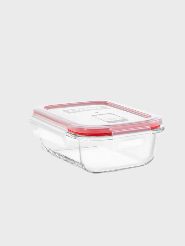 Contenedor de Vidrio Pyrex Easy Vent 650 ml – Cuadrado con Tapa Hermética