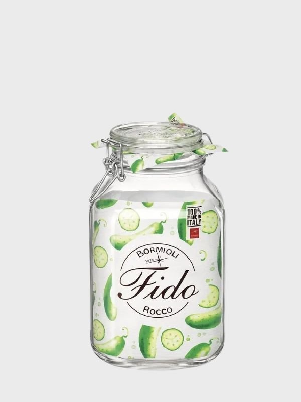 Frasco Hermético de Vidrio 3 Litros FIDO – Bormioli Rocco