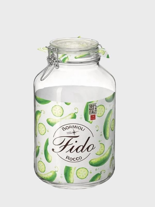 Frasco Hermético de Vidrio 4 Litros FIDO – Bormioli Rocco
