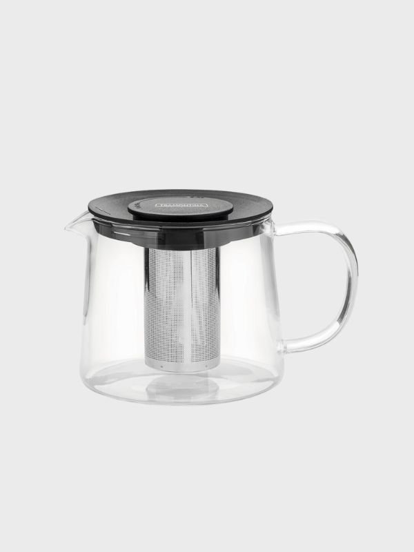 Tetera de vidrio con infusor Tramontina 900 ml – borosilicato y acero inoxidable