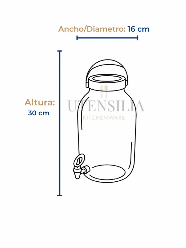 dispensador herevin 5l sin base