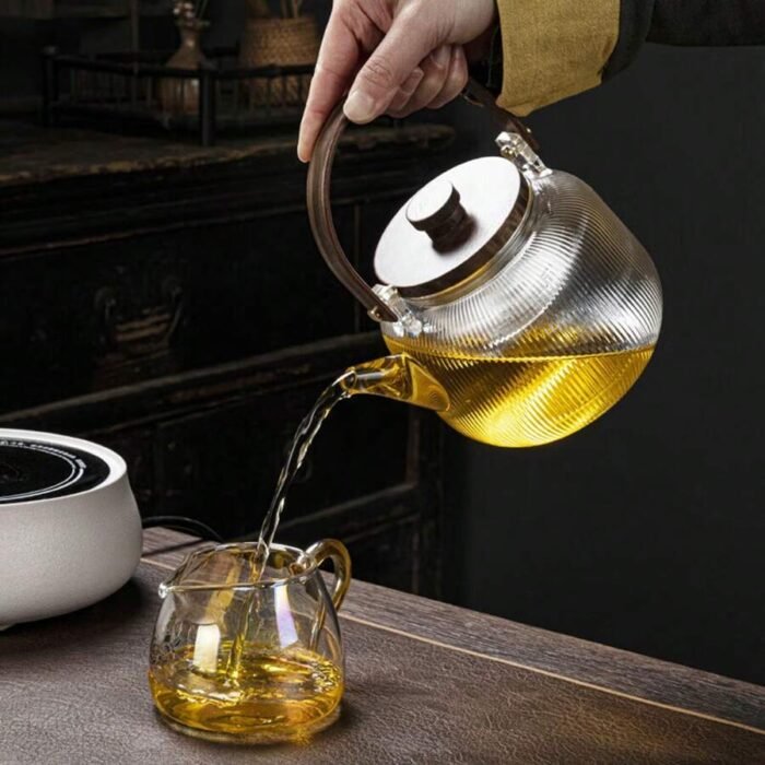 Tetera de Borosilicato - Acanalada 900 ml - Imagen 3