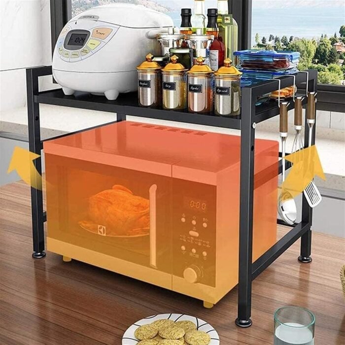 Estante Extensible para Microondas de 1 Nivel - Imagen 3