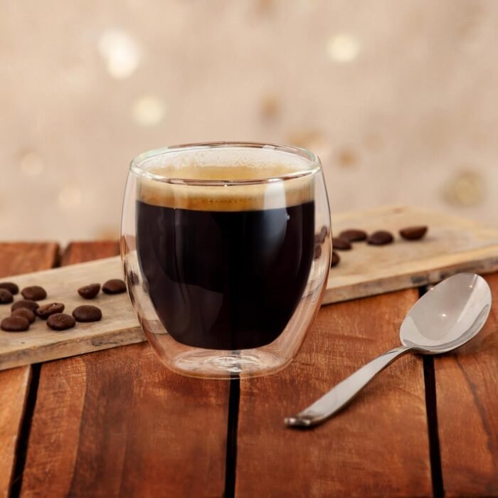 Set de 6 Tazas de Vidrio Doble Pared 100ml - Espresso - Imagen 4