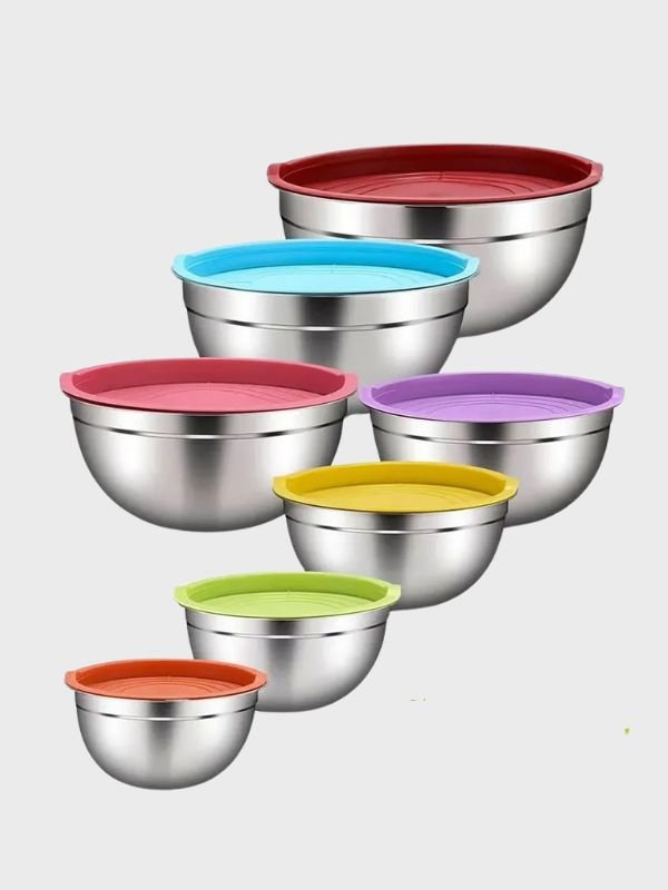 Set de 7 Bowls con Tapa Hermética