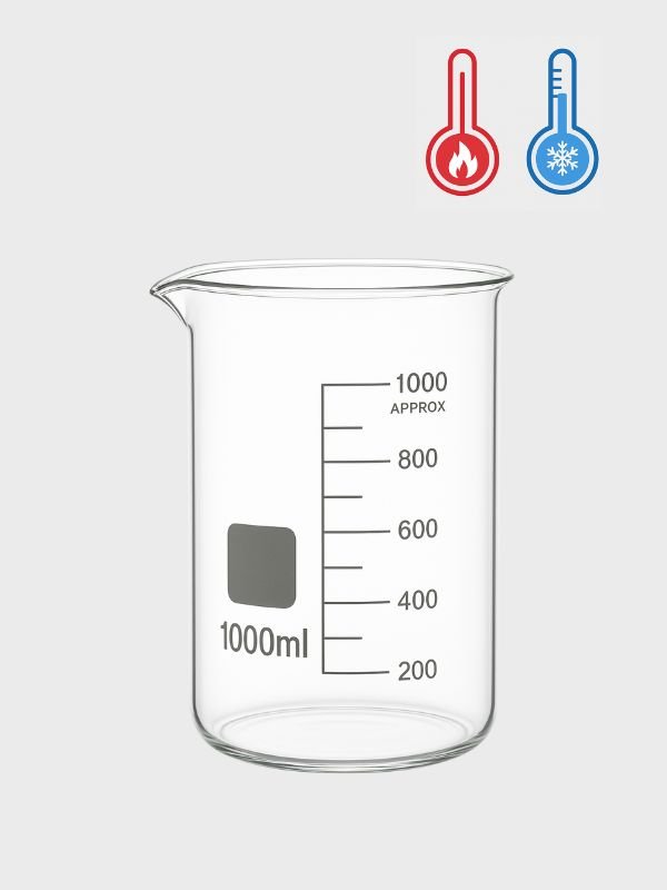 Jarra Medidora de Vidrio Borosilicato 1000ml