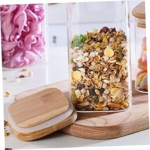 frasco vidrio borosilicato tapa bambu