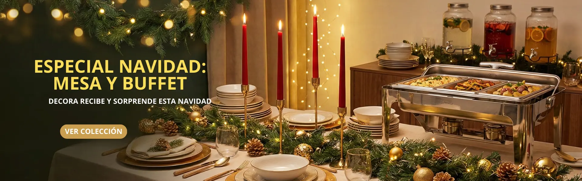 Banner Especial Navidad Mesa Y Buffet