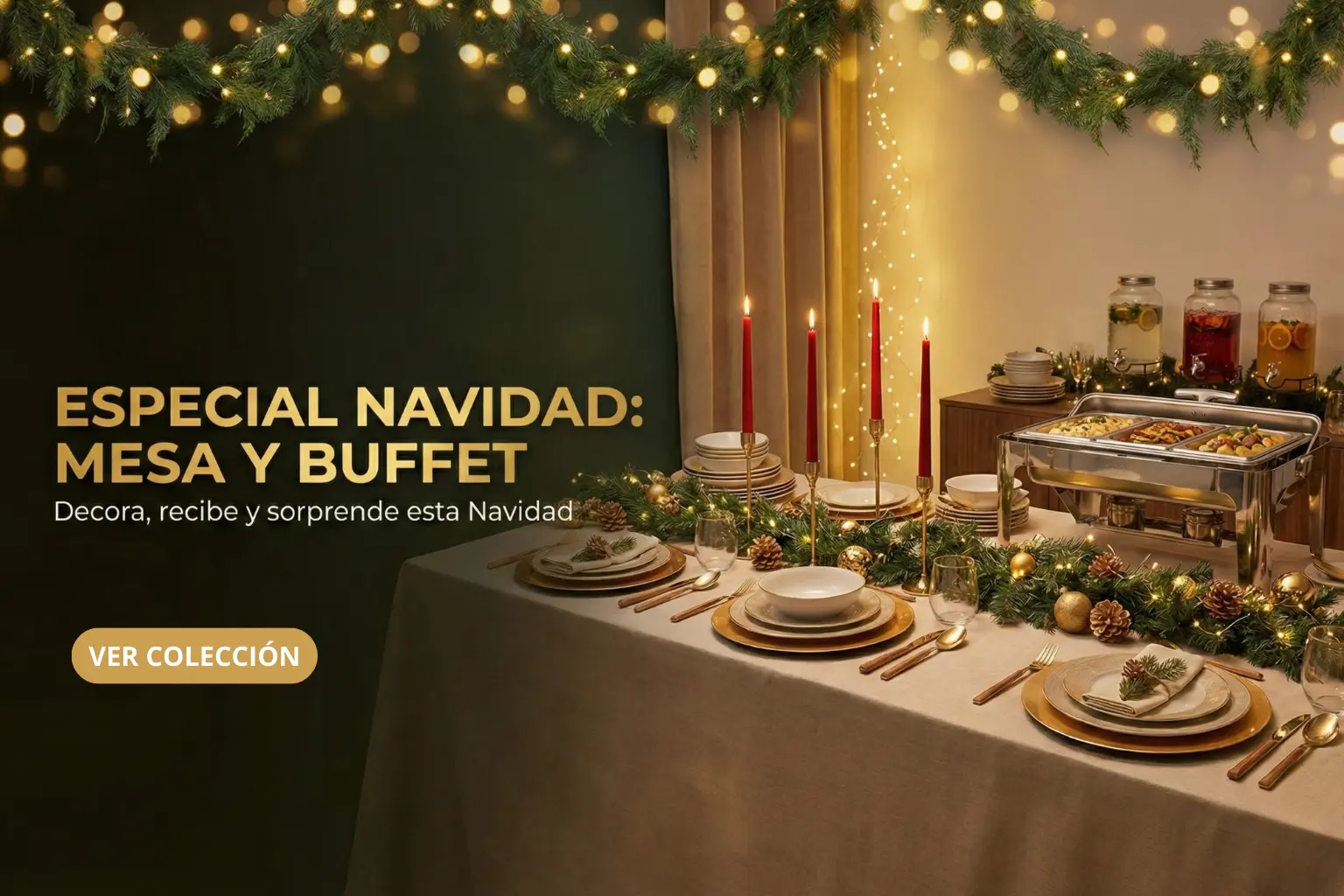 Banner Especial Navidad Mesa y Buffet
