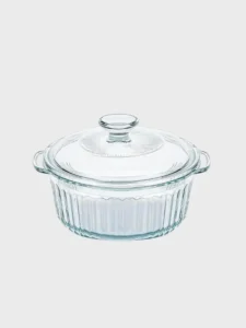 Cacerola vidrio borosilicato 2.4l