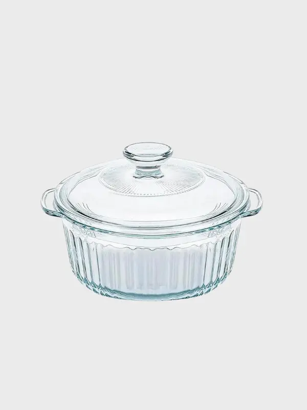 Cacerola vidrio borosilicato 2.4l