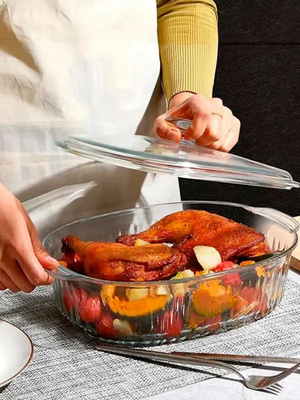 Cacerola vidrio borosilicato 2.8