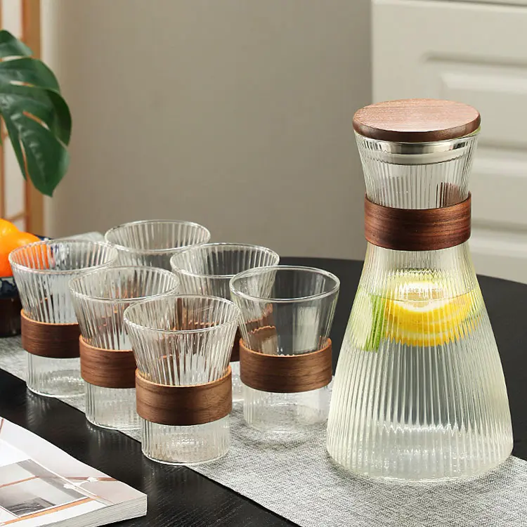 Set jarra borosilicato