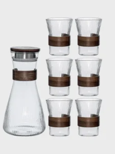 Set jarra borosilicato