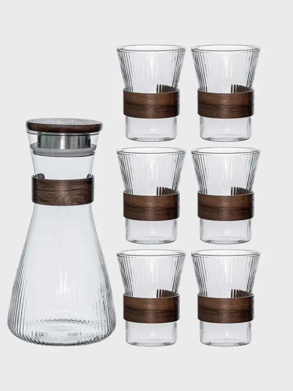 Set jarra borosilicato