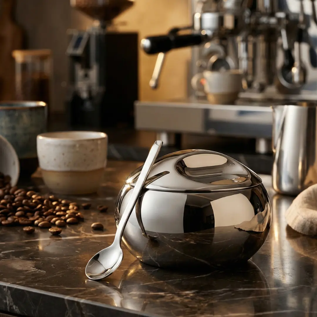 Azucarero Tramontina 300g Acero Inoxidable | con Cuchara - Imagen 5