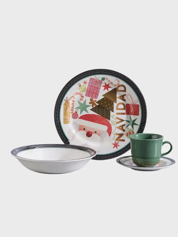 loza navideña corona